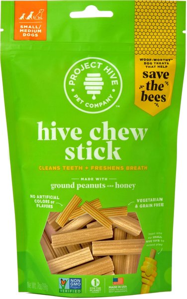 Project Hive Pet Company Chew Sticks Small Hard Chew Dog Treats, 7-oz bag slide 1 of 5