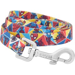 Marvel's Spider-Man Comics Dog Leash, MD - Length: 6-ft, Width: 3/4-in