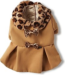Hotel Doggy Kate Dog Coat, Tan, Large