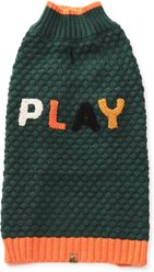 Hotel Doggy Play Dog Sweater, Green Pastures, X-Small