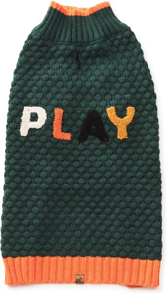 Hotel Doggy Play Dog Sweater, Green Pastures, X-Small slide 1 of 5