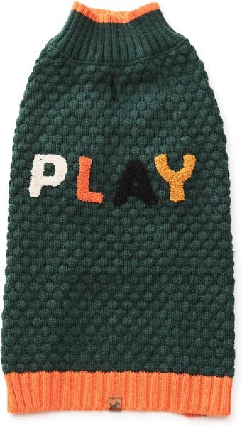 Hotel Doggy Play Dog Sweater, Green Pastures, Small slide 1 of 5