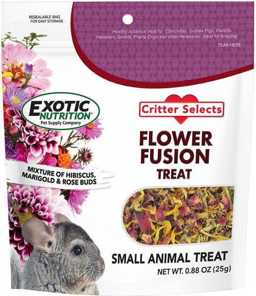 Exotic Nutrition Flower Fusion Small Pet Treats, 0.88-oz bag slide 1 of 5