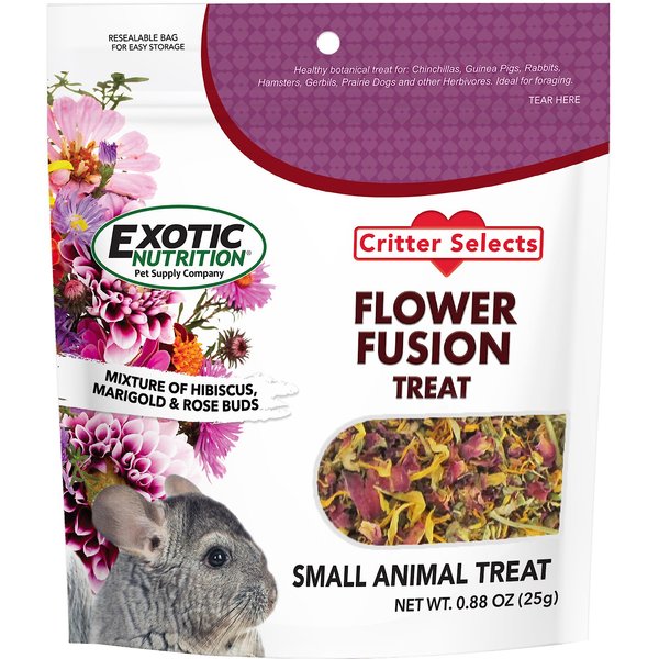 Food4Buns Hibiscus Flowers rabbit degu chinchilla hamster rat food