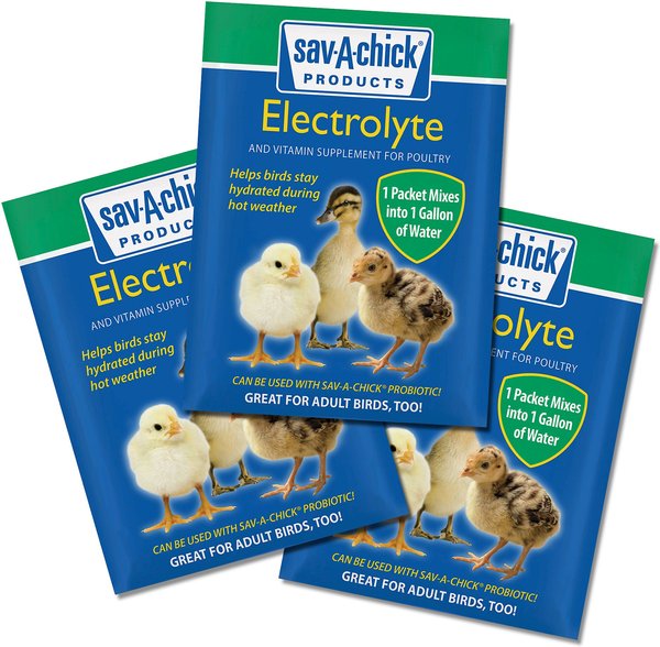 Sav-A-Caf Sav-A-Chick Electrolyte & Vitamin  Poultry Supplement, 0.25-oz packet, 3 count slide 1 of 4
