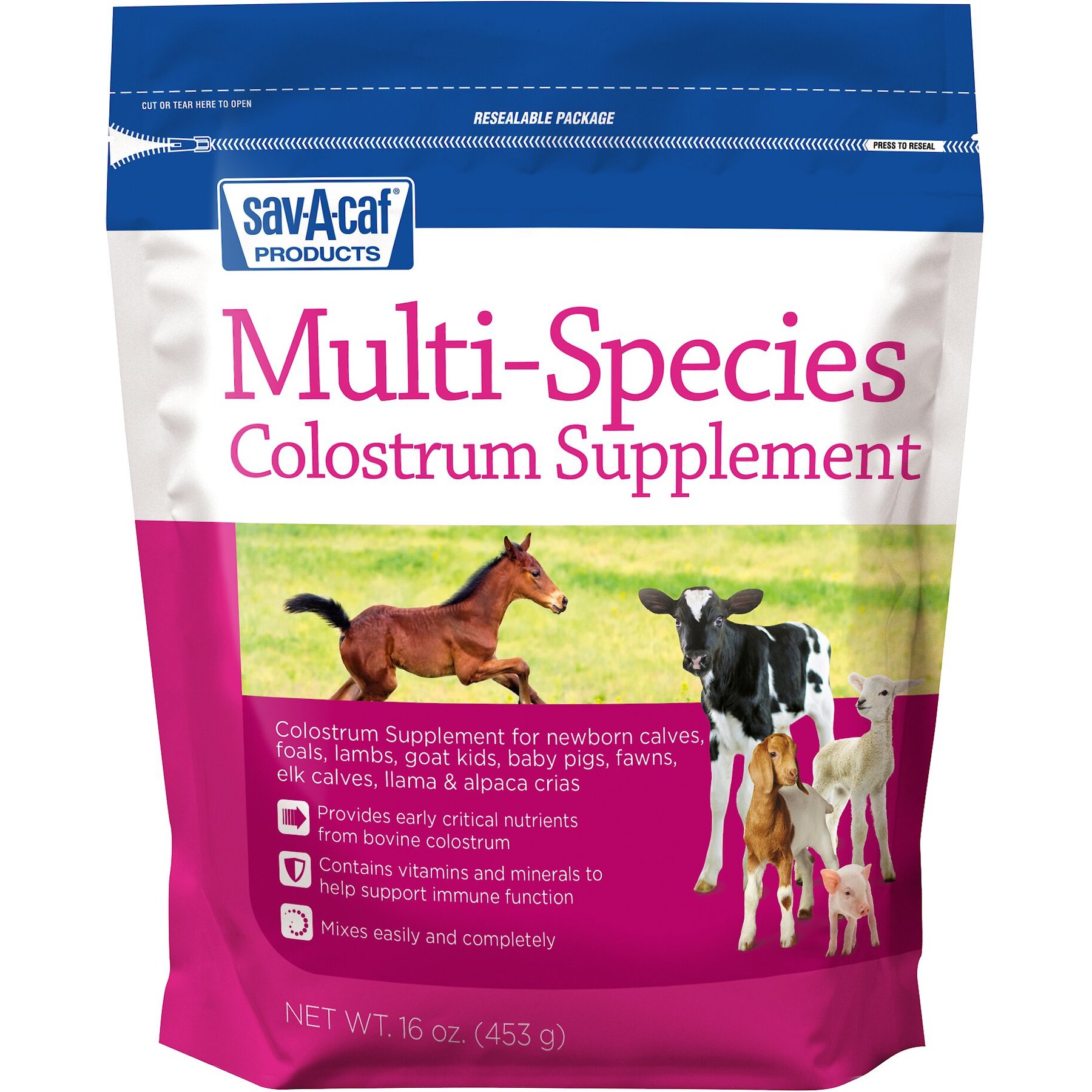 Sav-A-Caf Ultra Start Multi Species Colostrum Supplement
