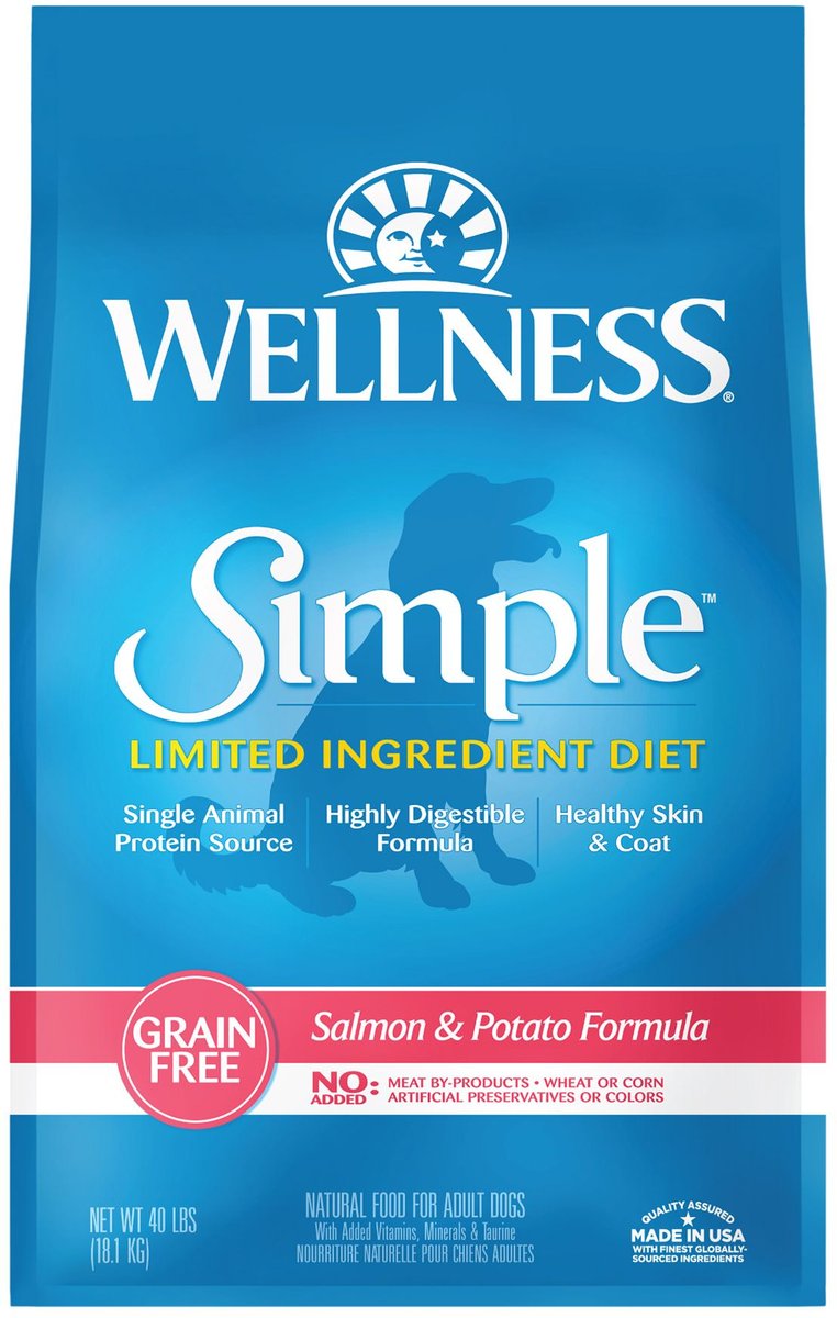 Wellness simple on sale dog food salmon