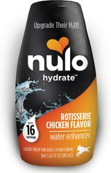 Nulo Hydrate Rotisserie Chicken Flavor Water Enhancer Liquid Dog Supplement, 1.62-oz, case of 12 slide 1 of 8