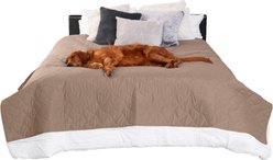 FurHaven Waterproof Cat & Dog Blanket Protector, Large, Brownstone slide 2 of 9