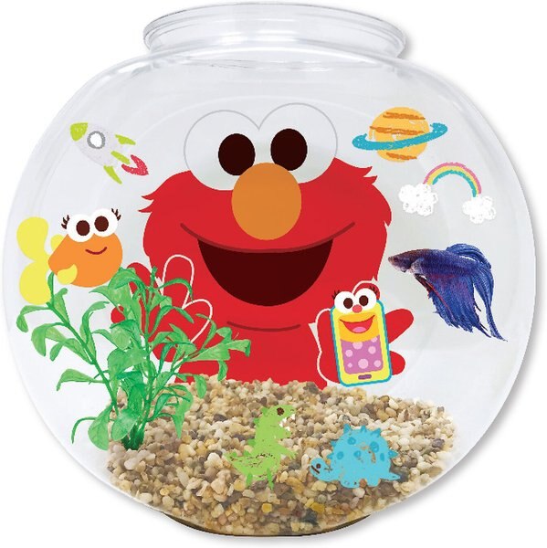 Discontinued PENNPLAX Sesame Street Elmo Aquarium Tank Kit, 1.2gal