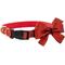 Show in main carousel: Frisco Glitter Dog Collar with Removable Glitter Bow, Red, MD - Neck: 14-20-in, Width: 3/4-in slide 1 of 7