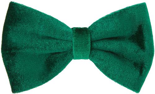 Show full view: Frisco Velvet Dog Collar With Removable Velvet Bow, Green, XS - Neck: 8-12-in, Width: 5/8-in slide 4 of 7