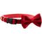 Show in main carousel: Frisco Velvet Dog Collar With Removable Velvet Bow, Red, SM - Neck: 10-14-in, Width: 5/8-in slide 1 of 7