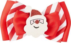 Frisco Removeable Santa & Stripes Collar Bow, MD/LG slide 2 of 5