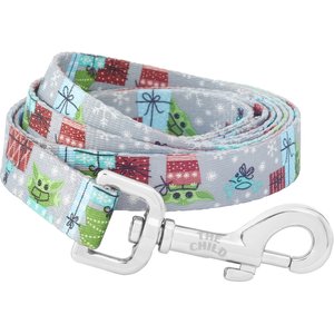STAR WARS THE MANDALORIAN'S THE CHILD Holiday Dog Leash, SM - Length: 6-ft, Width: 5/8-in