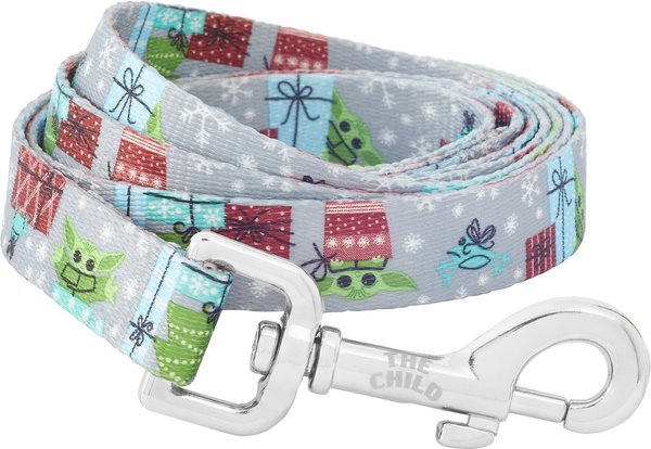 STAR WARS THE MANDALORIAN'S THE CHILD Holiday Dog Leash, LG - Length: 6-ft, Width: 1-in slide 1 of 4