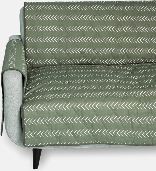 Molly Mutt Forever Young Couch Cover, Dark Green, Large slide 1 of 3