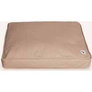 Molly Mutt Sustainable Wool-filled Temperature Regulating Dog Crate Pad Dog Bed, Tan, 42-in