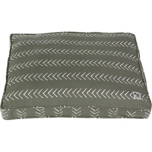 Molly Mutt Wool-Filled Dog Crate Pad, Dark Green, 30-in