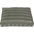 Molly Mutt Sustainable Wool-filled Temperature Regulating Dog Crate Pad Dog Bed, Dark Green, 36-in