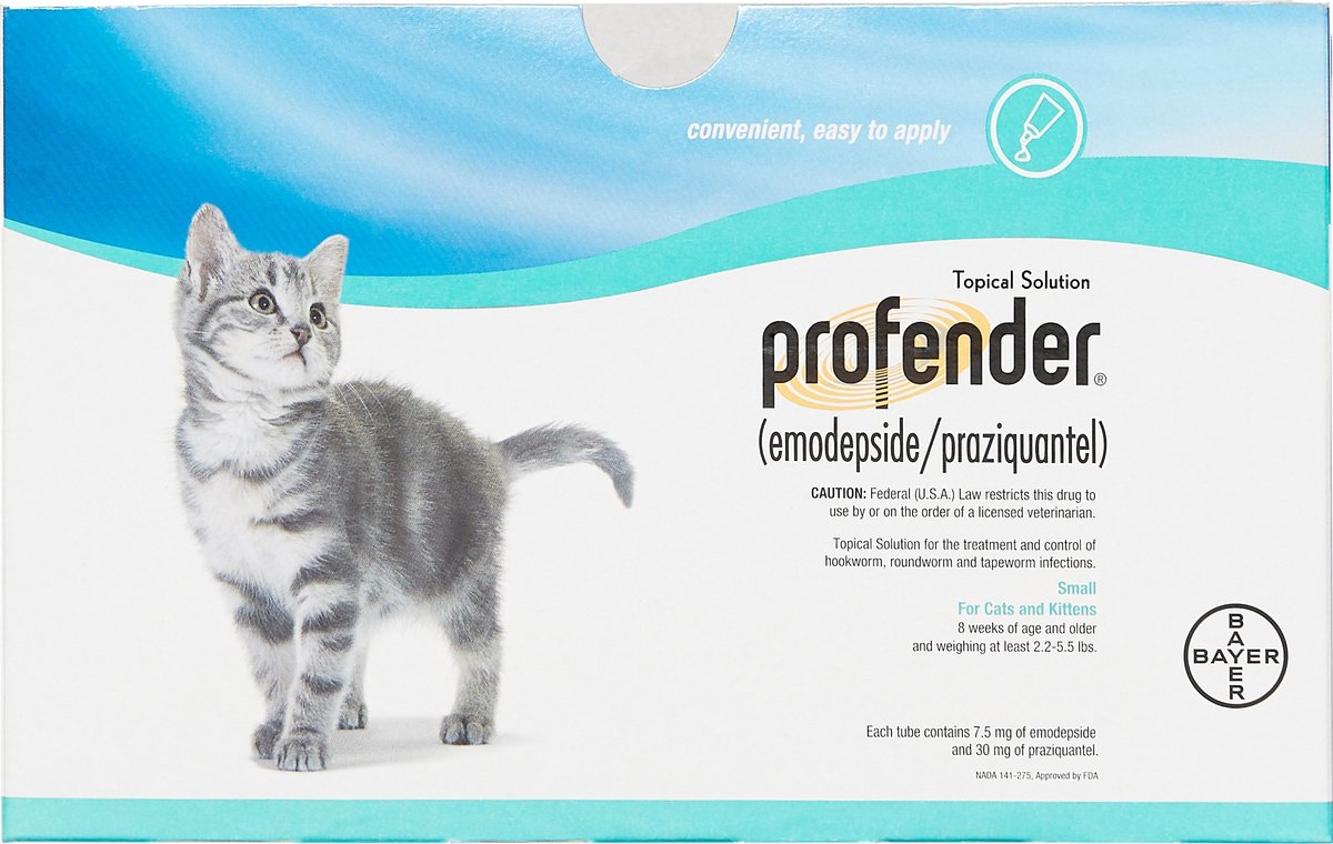 Profender dewormer hot sale for cats