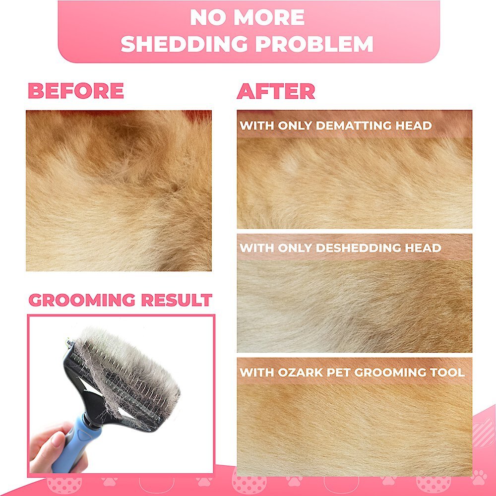 OZARK PET Dog & Cat Brush, Pink, Small