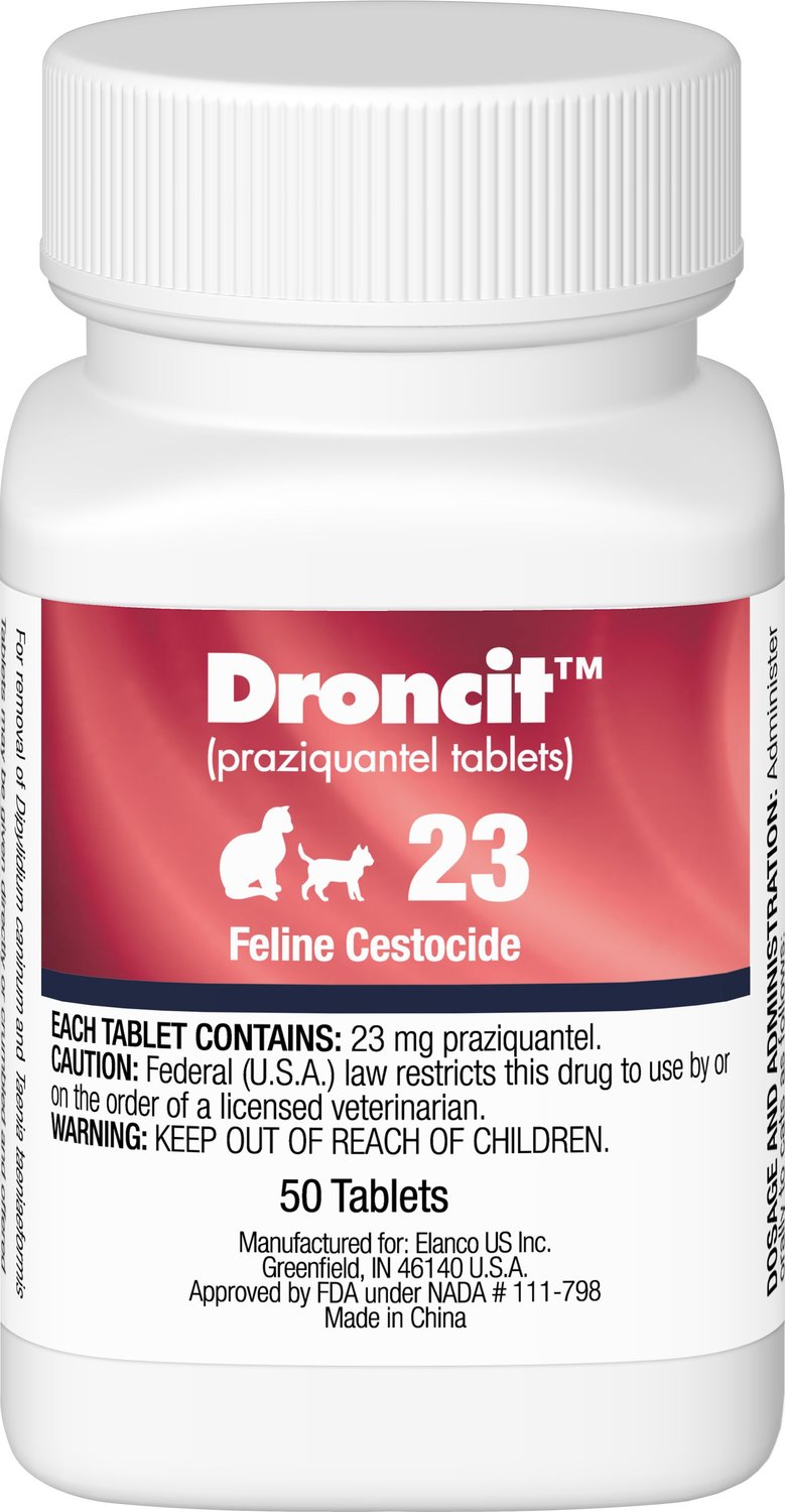 DRONCIT Tablet for Cats, 10 tablets, 23mg