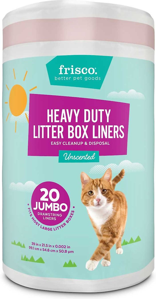 Whisker city drawstring store litter pan liners