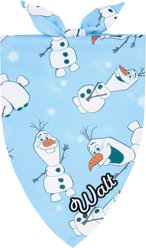 Disney Frozen's Olaf & Snow Personalized Dog & Cat Bandana, Small slide 1 of 8