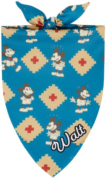 Disney Mickey Mouse Southwest Pattern Personalized Dog & Cat Bandana, Large slide 1 of 7