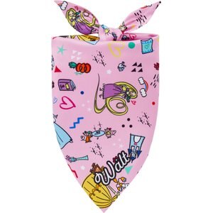 Disney Teeny Princesses Personalized Dog & Cat Bandana, Large