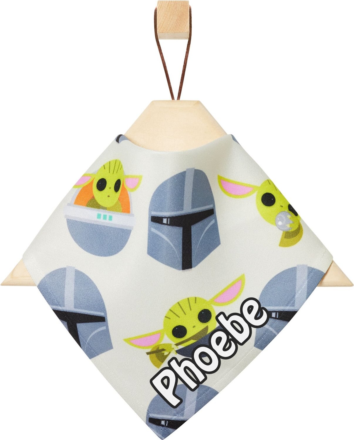 STAR WARS THE MANDALORIAN GROGU Chibi Print Personalized Dog & Cat Bandana