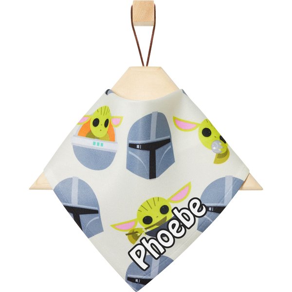 STAR WARS THE MANDALORIAN GROGU Doodle Print Personalized Dog Collar