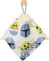 STAR WARS THE MANDALORIAN GROGU Chibi Print Personalized Dog & Cat Bandana, Small