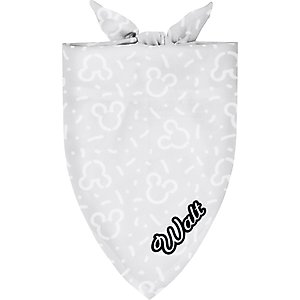 Disney Mickey Mouse Streetwear Personalized Dog & Cat Bandana, Small