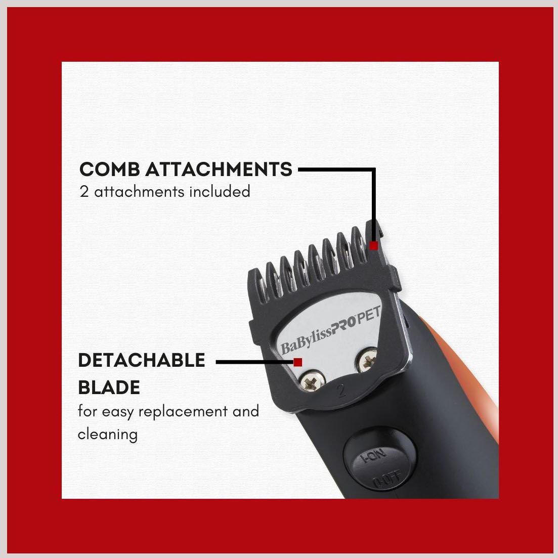 BABYLISS PRO PET Rose Gold Micro Dog Trimmer