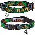 Buckle-Down Disney Lion King Simba & Nala Growing Up Scenes Personalized Breakaway Cat Collar with Bell
