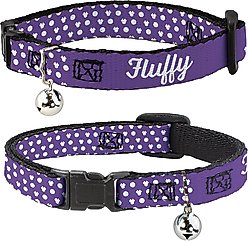 Buckle-Down Disney Minnie Mouse Ears Personalized Breakaway Cat Collar with Bell