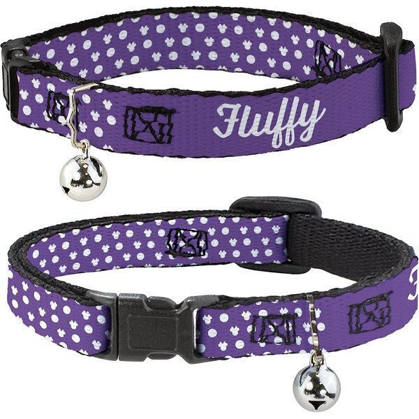 Buckle-Down Disney Nightmare Before Christmas Sally Dress Patchwork Personalized Breakaway Cat Collar with Bell