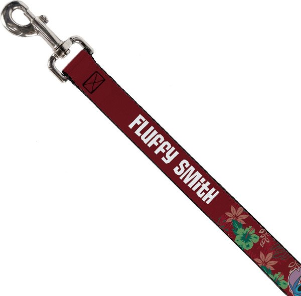Buckle-Down Disney Lilo & Stitch Expressions Tropical Flora Personalized Dog Leash slide 1 of 2