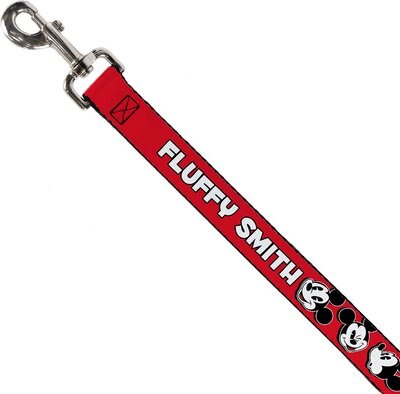 Buckle-Down Disney Mickey Mouse Expressions Personalized Dog Leash, slide 1 of 1