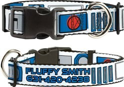 Buckle-Down Star Wars R2-D2 Bounding Parts Personalized Dog Collar, Large