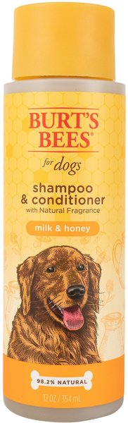 Burt's Bees Milk & Honey Dog Shampoo & Conditioner, 12-oz bottle slide 1 of 3