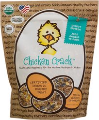 Treats for Chickens Chicken Crack Certified Organic Poultry Treat, 29-oz bag slide 1 of 5