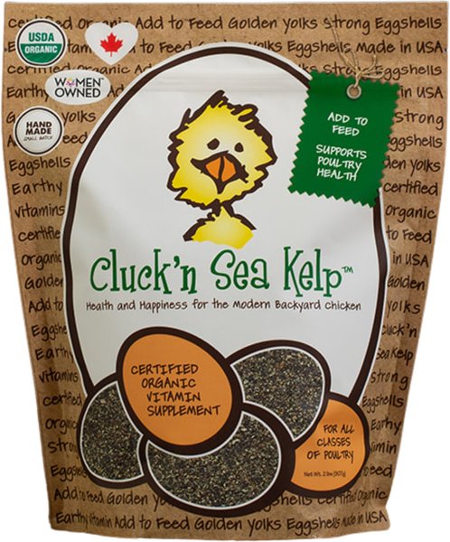 Treats for Chickens Cluck'n Sea Kelp Poultry Treats, 2-lb bag slide 1 of 1