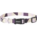 Frisco Purple Colorblock Dog Collar, MD - Neck: 14 – 20-in, Width: 3/4-in