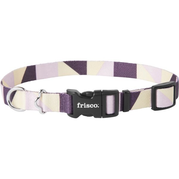 Frisco Purple Colorblock Dog Collar