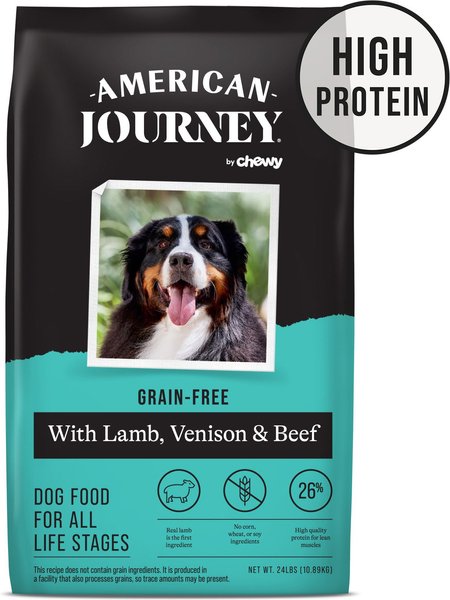 American Journey Grain-Free with Lamb, Venison & Beef Dry Dog Food, 24-lb bag slide 1 of 9