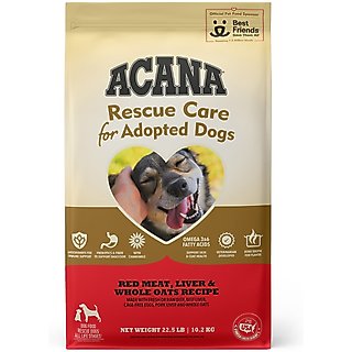 ACANA Rescue Care for Adopted Dogs Red Meat Sensitive Digestion Dry Dog Food, 22.5-lb bag slide 1 of 9