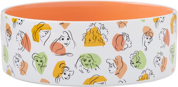 Disney Princesses Non-Skid Ceramic Dog & Cat Bowl, 8 Cup slide 1 of 7